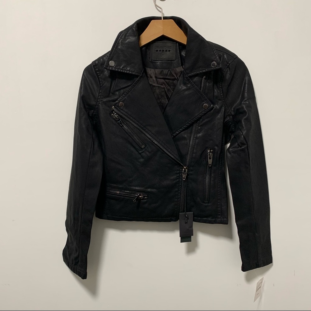 BLACKNYC Faux Leather Women’s Jacket Black Color Size XS. NWT.